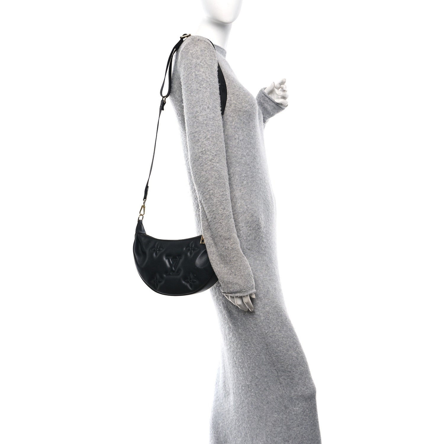 Louis Vuitton Calfskin Bubblegram Over The Moon Black 2 of 9