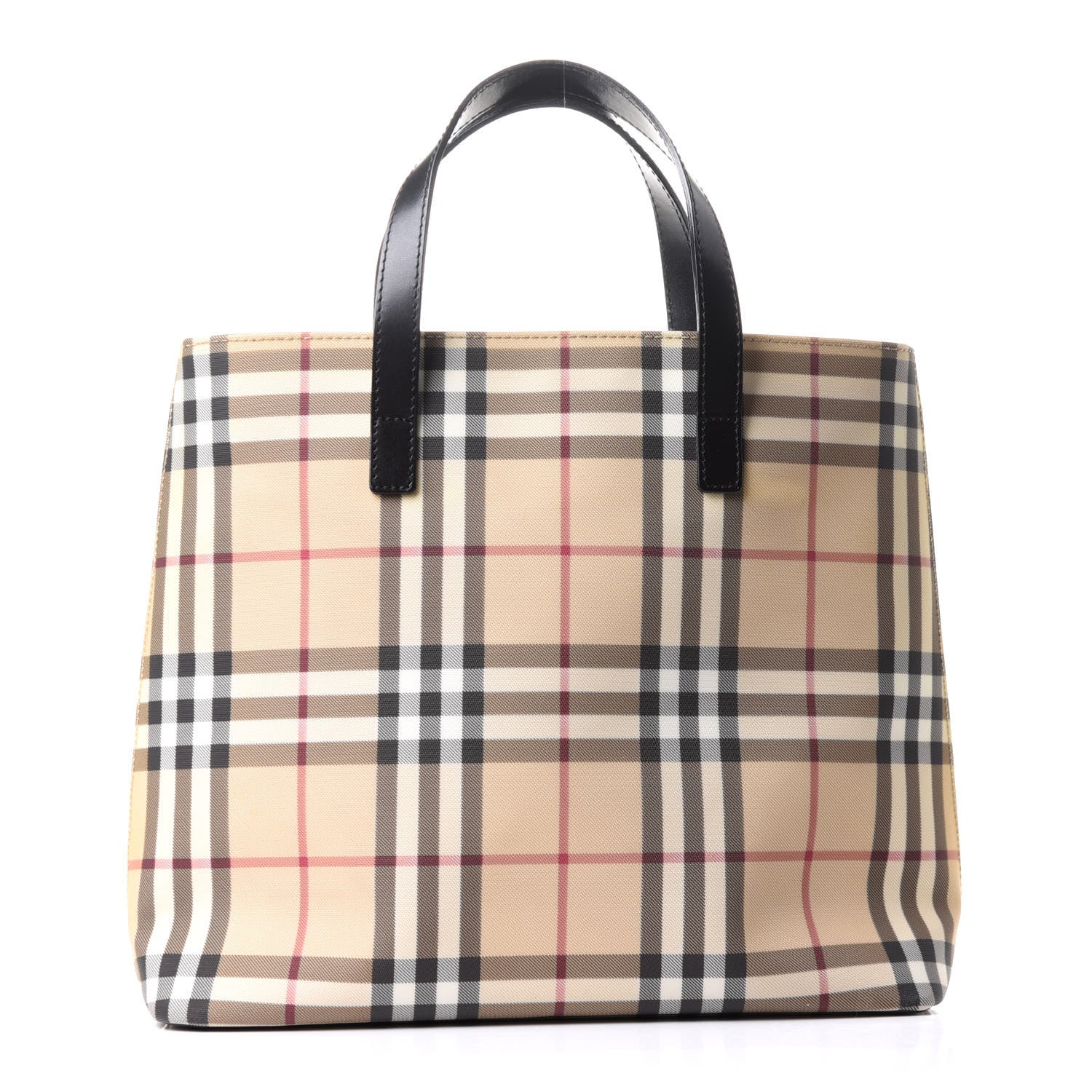 Burberry House Check Small Tote Black 1 of 10