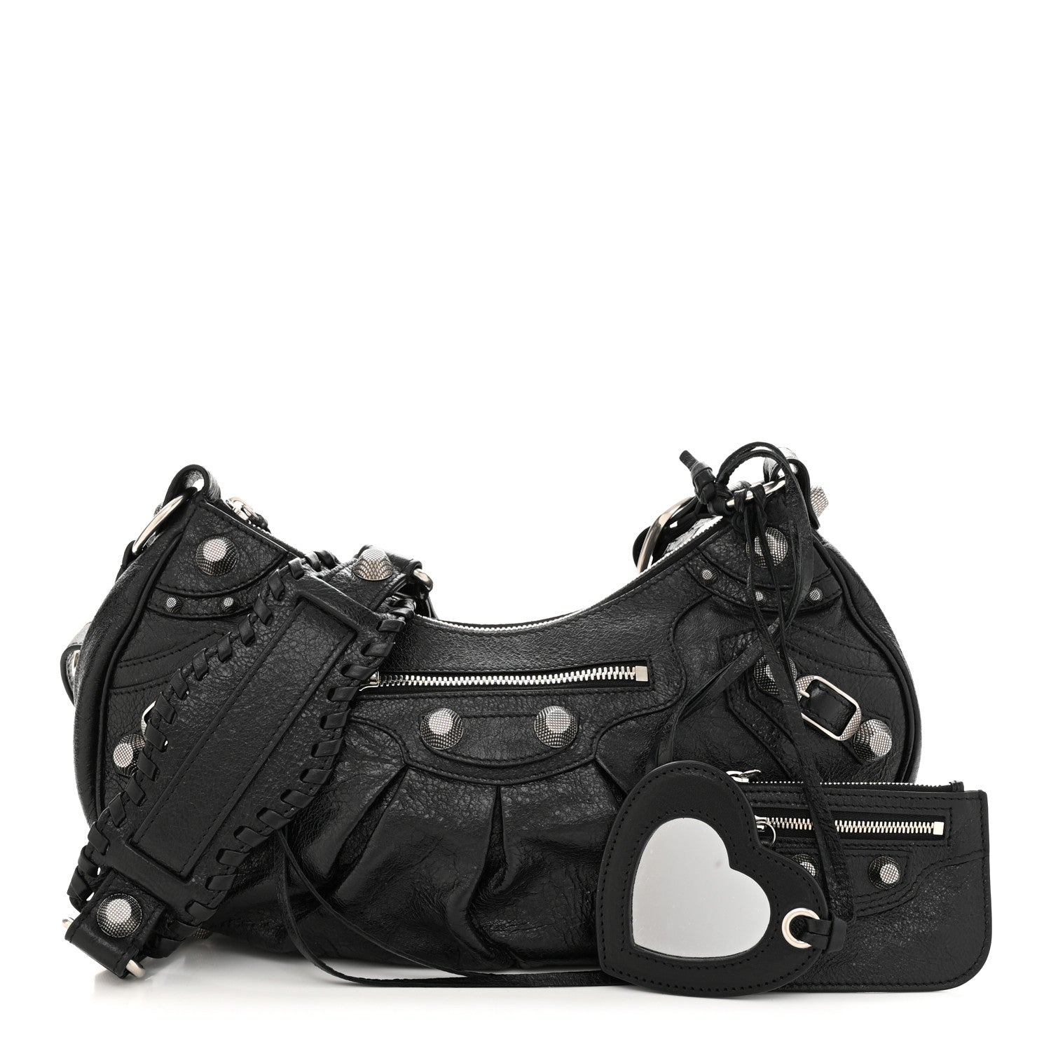 Balenciaga Agneau Arena Small Le Cagole Shoulder Bag Black 1 of 10