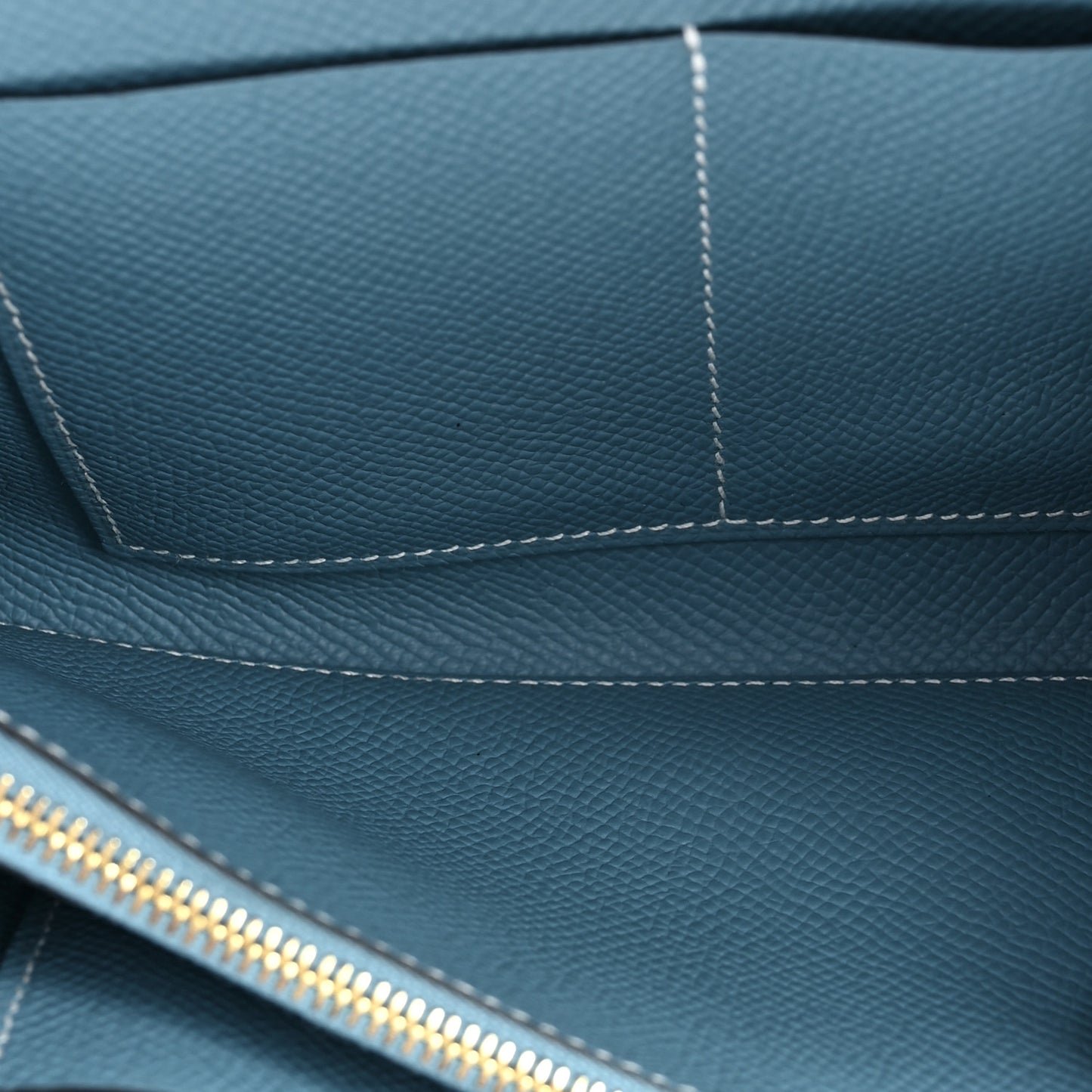Epsom Kelly Wallet To Go New Blue Jean