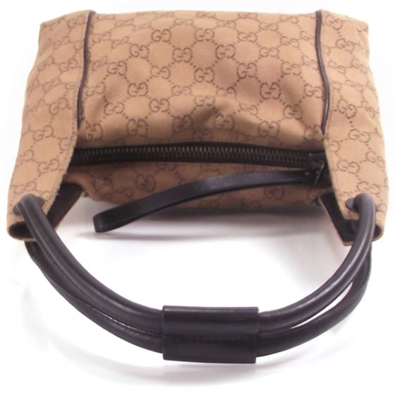 Gucci Monogram Hobo Handbag Beige 6 of 12