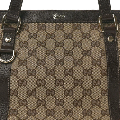 Gucci Monogram Medium Abbey Tote Brown 10 of 10