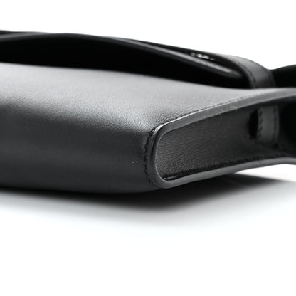 Hermes Swift Kelly Cut Clutch Pochette Black 9 of 14
