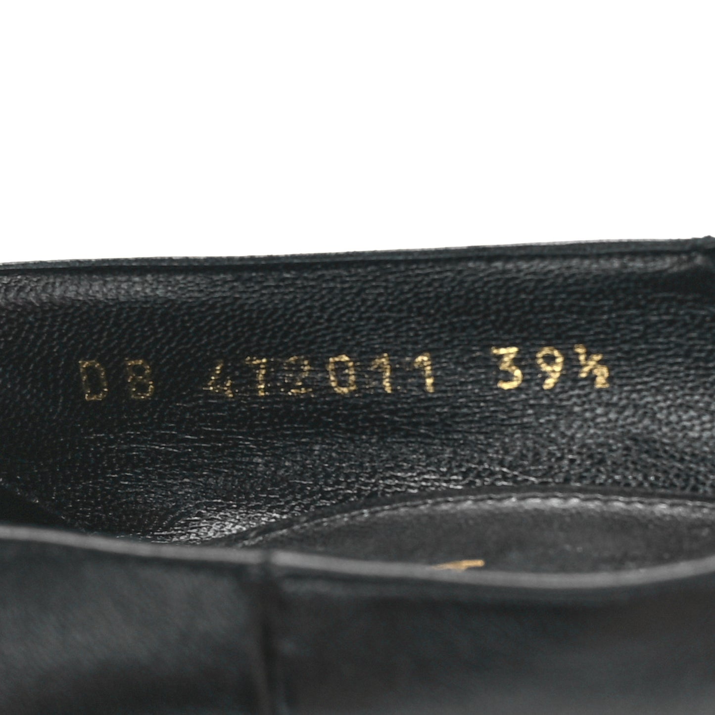 Calfskin Opyum 110 Pumps 39.5 Black