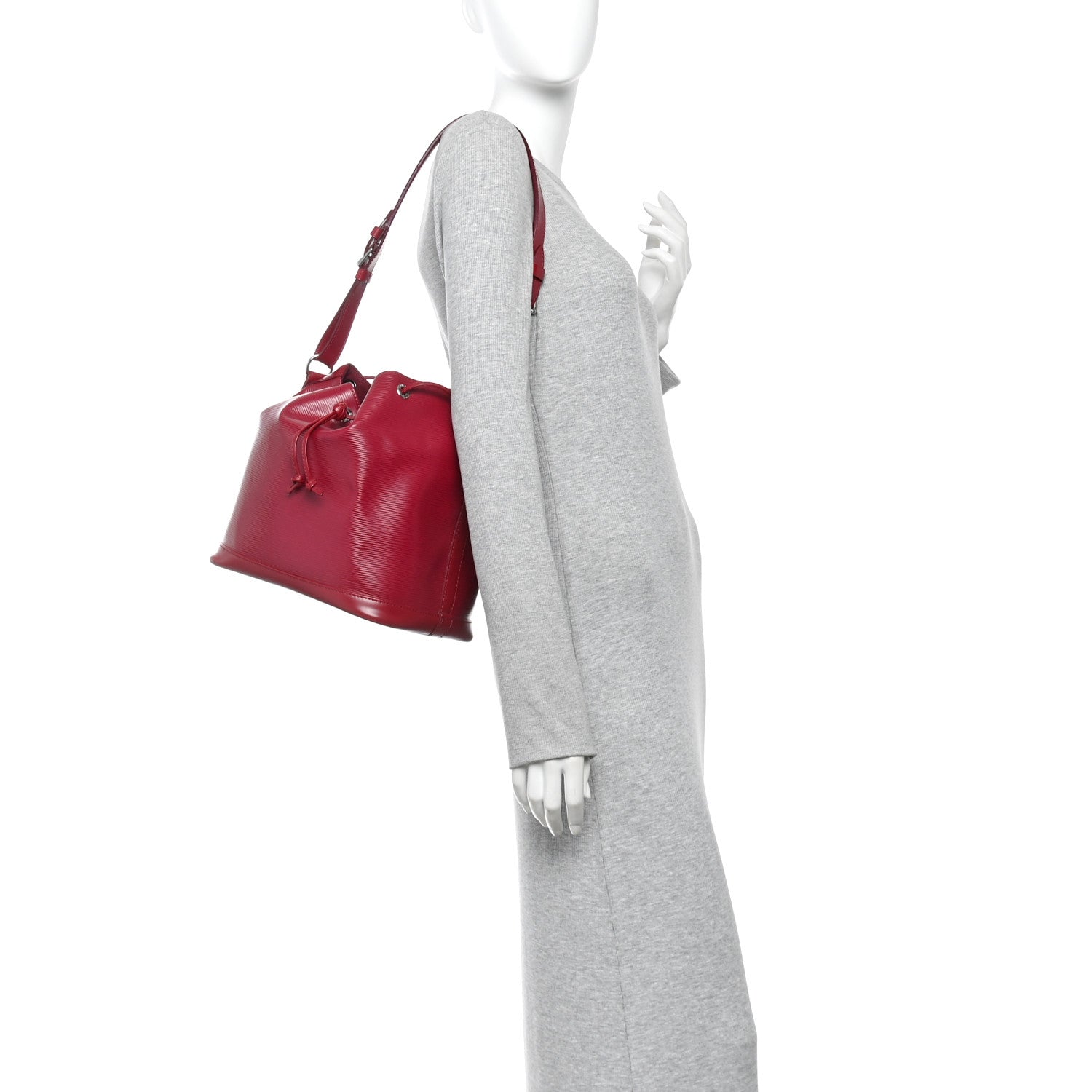 Louis Vuitton Epi Petit Noe NM Fuchsia 2 of 11