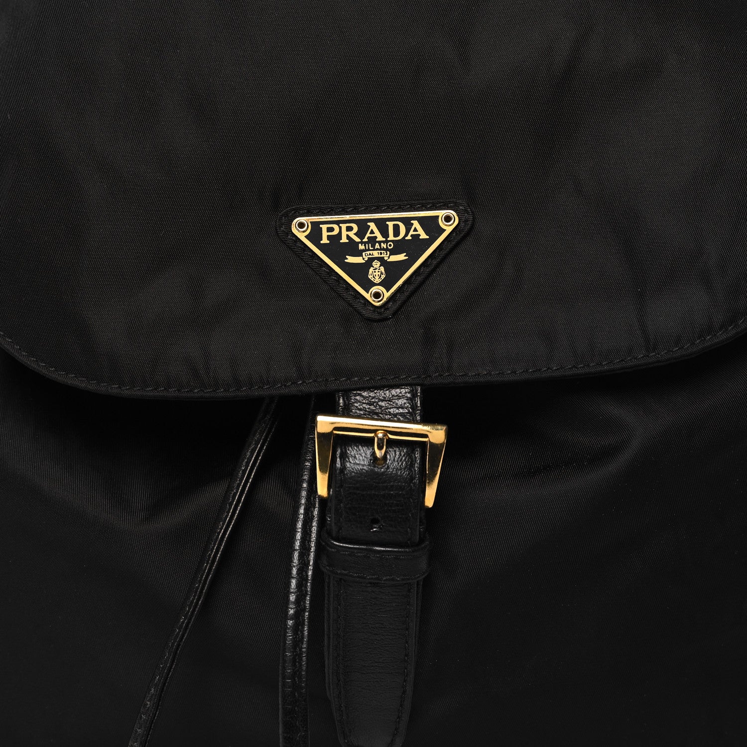 Prada Tessuto Nylon Vela Chain Backpack Black 7 of 10