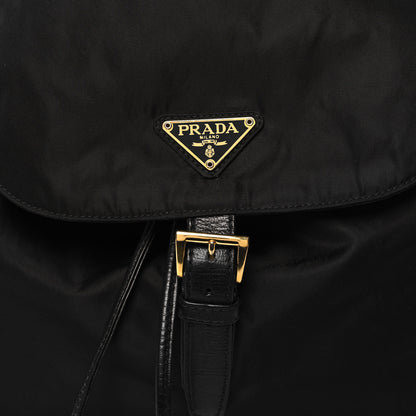 Prada Tessuto Nylon Vela Chain Backpack Black 7 of 10
