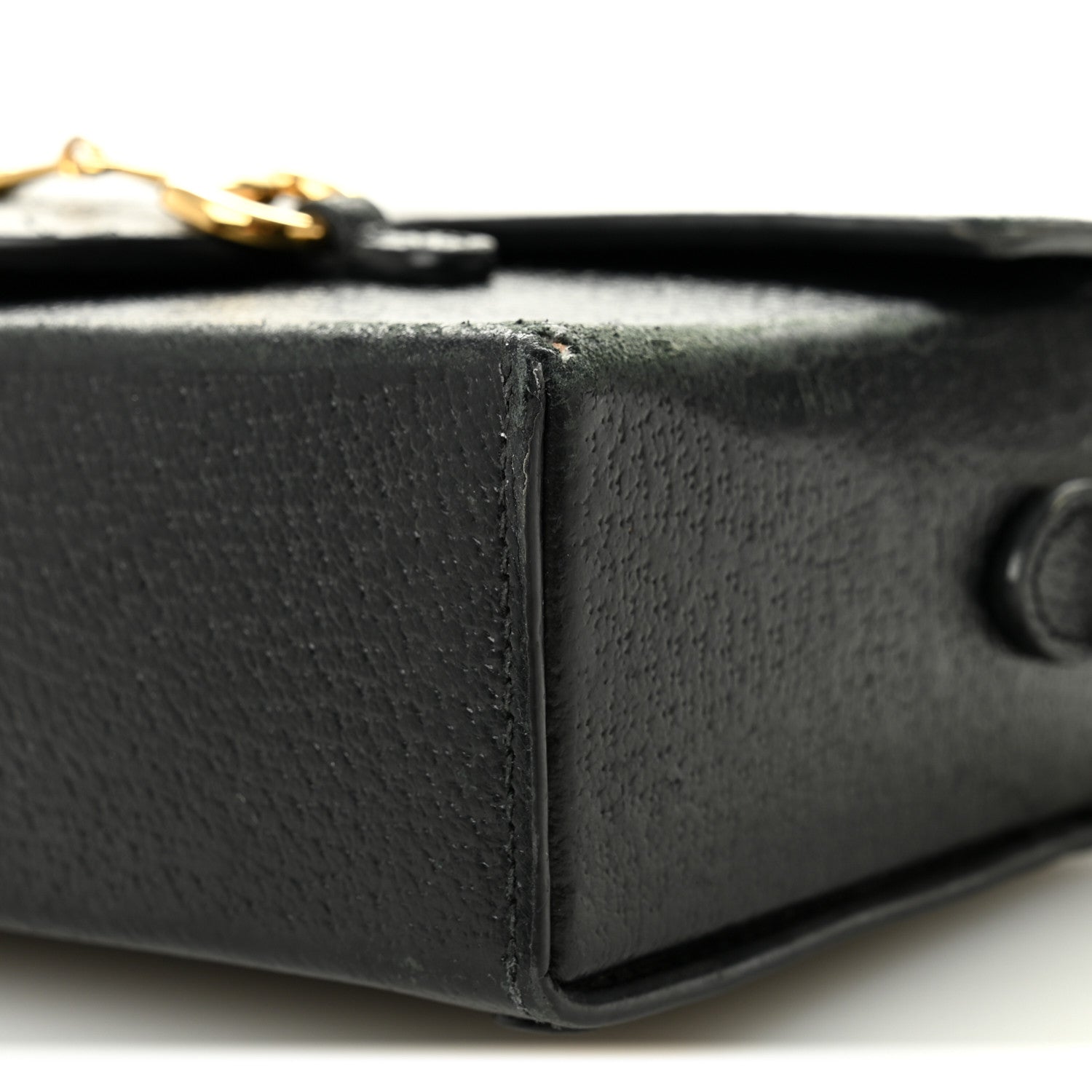 Gucci Calfskin Horsebit 1955 Shoulder Bag Black 9 of 13