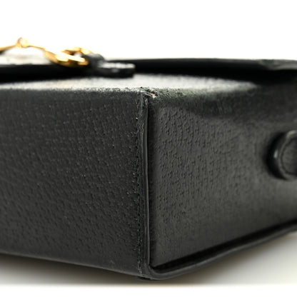 Gucci Calfskin Horsebit 1955 Shoulder Bag Black 9 of 13