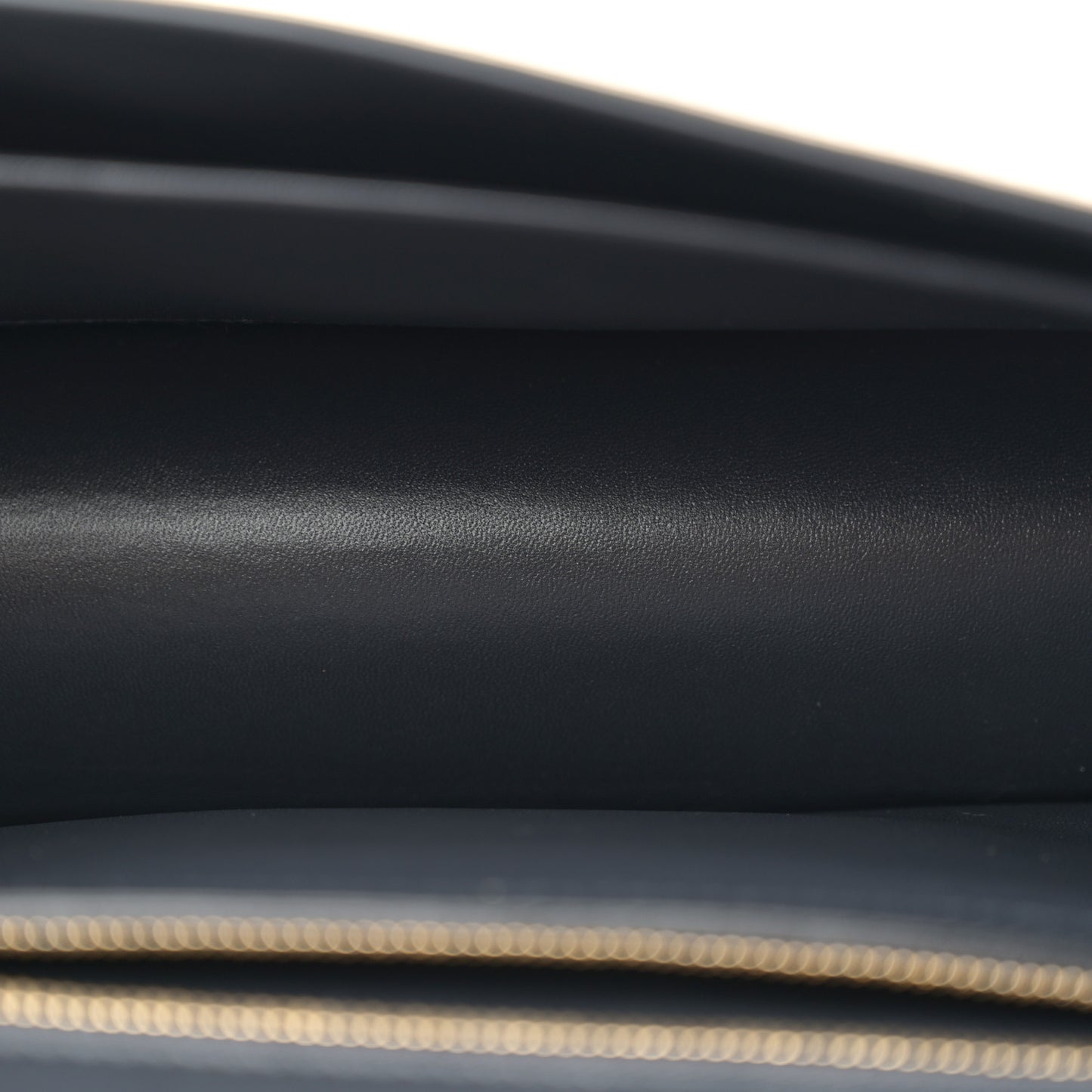 Metallic Patent Micro-Cannage Medium Diorama Flap Bag Gold