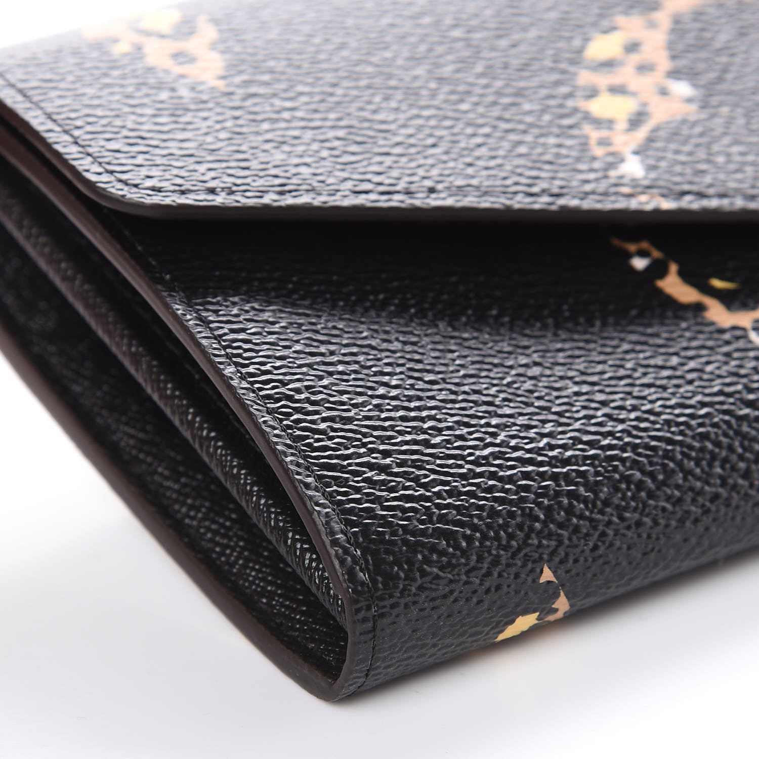 Louis Vuitton Monogram Giant Jungle Sarah Wallet Black 10 of 11