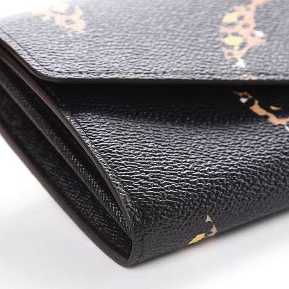 Louis Vuitton Monogram Giant Jungle Sarah Wallet Black 10 of 11