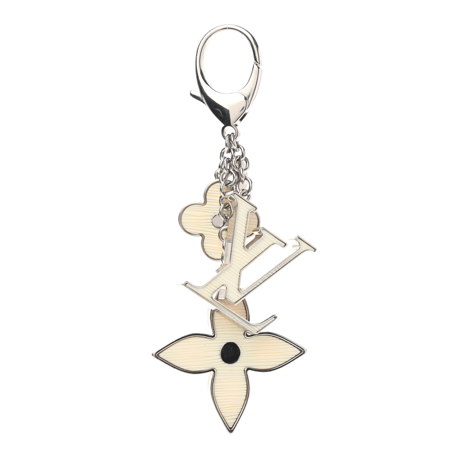 Louis Vuitton Fleur d Epi Bag Charm Ivory 1 of 3