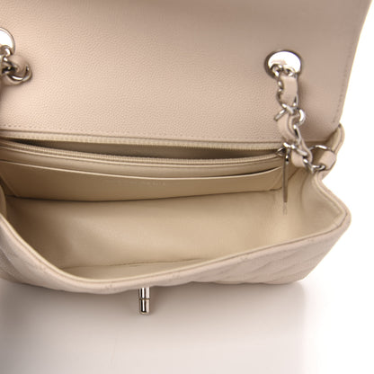 Chanel Caviar Quilted Mini Rectangular Flap Light Beige 5 of 11