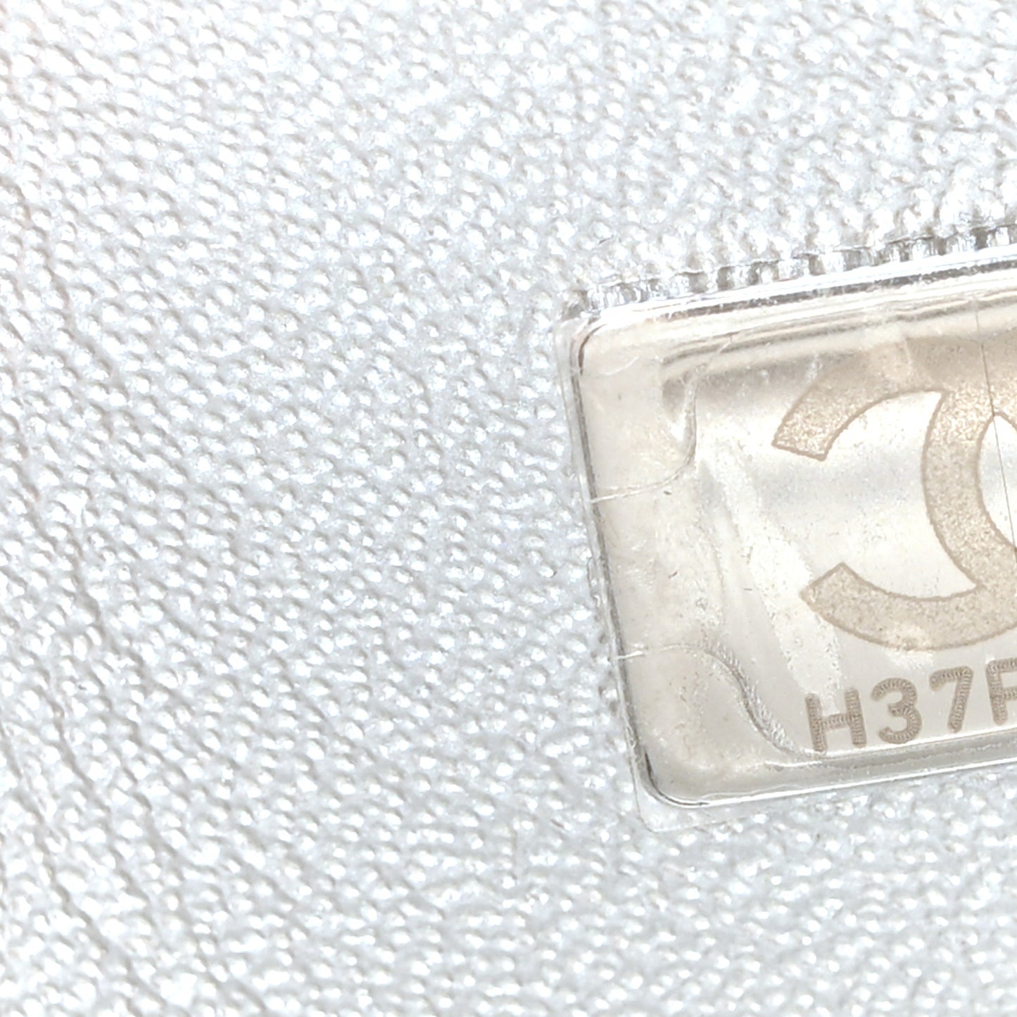 Metallic Grained Calfskin Quilted 2.55 Reissue Mini Flap Silver