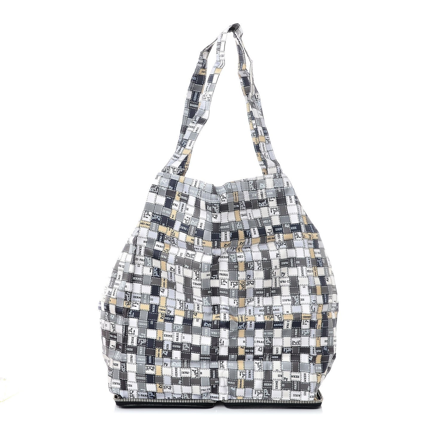 Silky Pop Bolduc Au Carre Shopper Tote Black