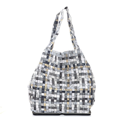 Hermes Silky Pop Bolduc Au Carre Shopper Tote Black 1 of 9