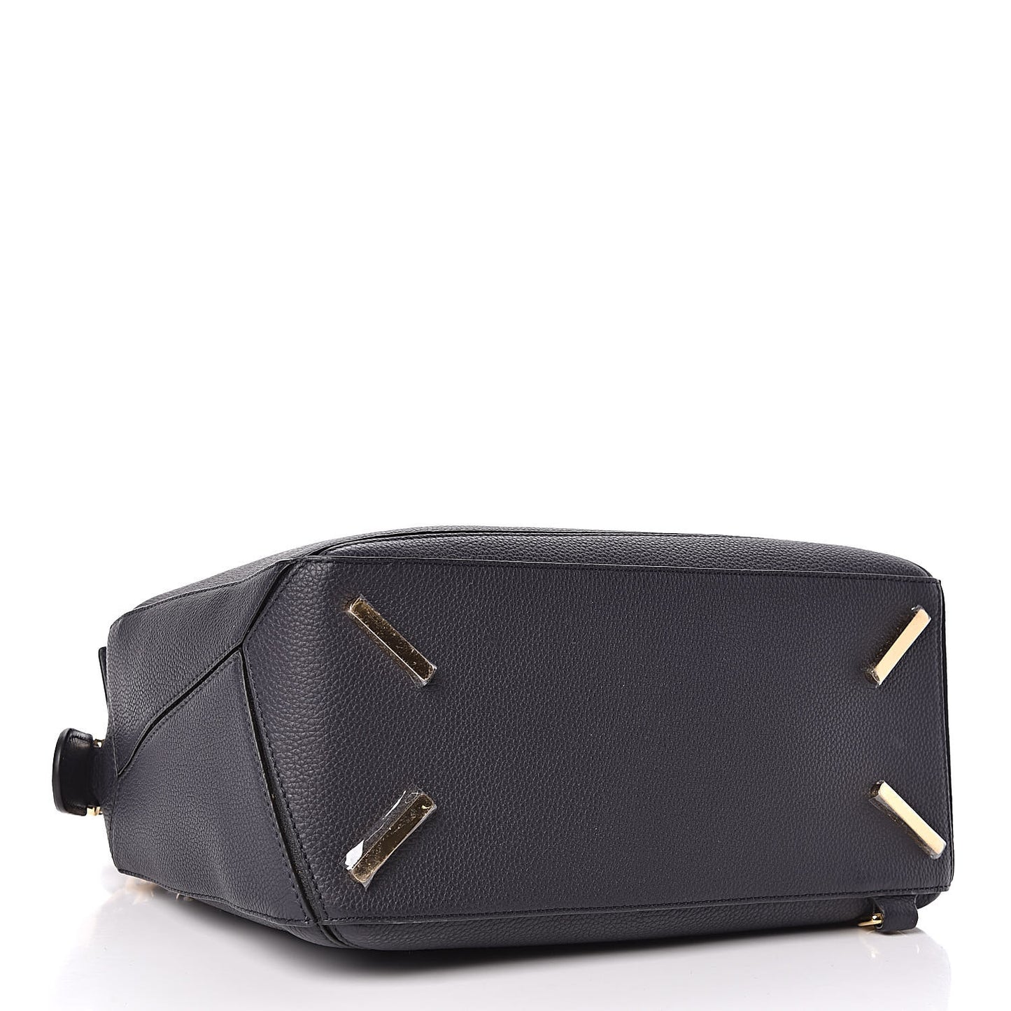 Calfskin Medium Puzzle Bag Midnight Blue Black