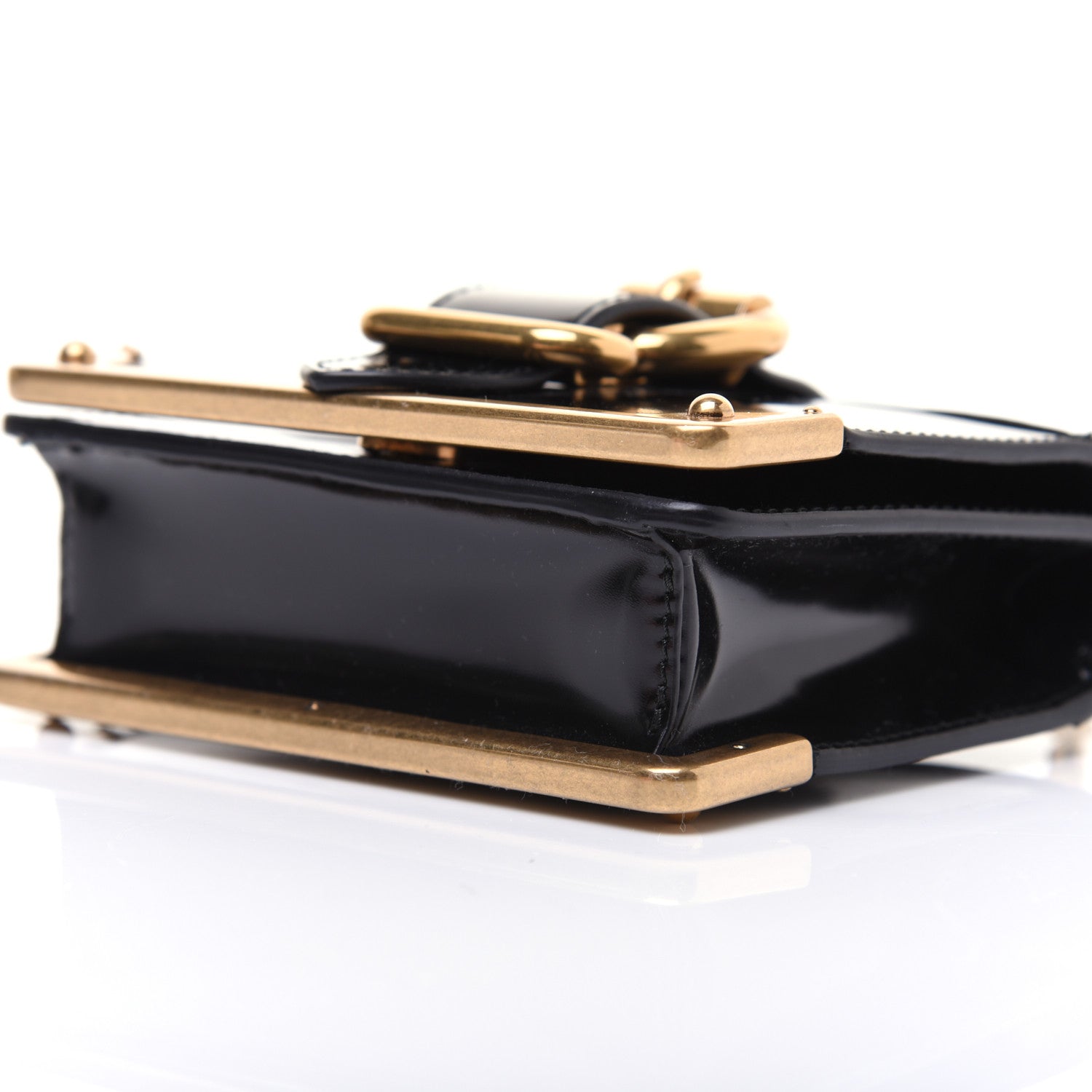 Prada Spazzolato Micro Cahier Bag Black 7 of 14