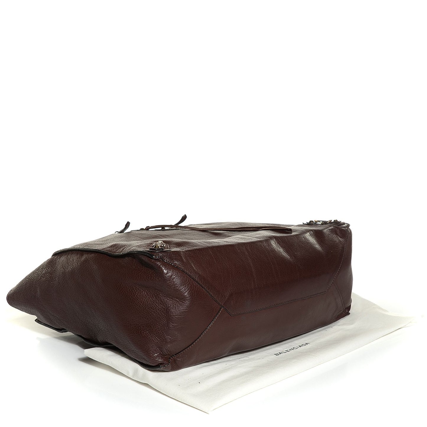 Veau Papier A4 Tote Chestnut