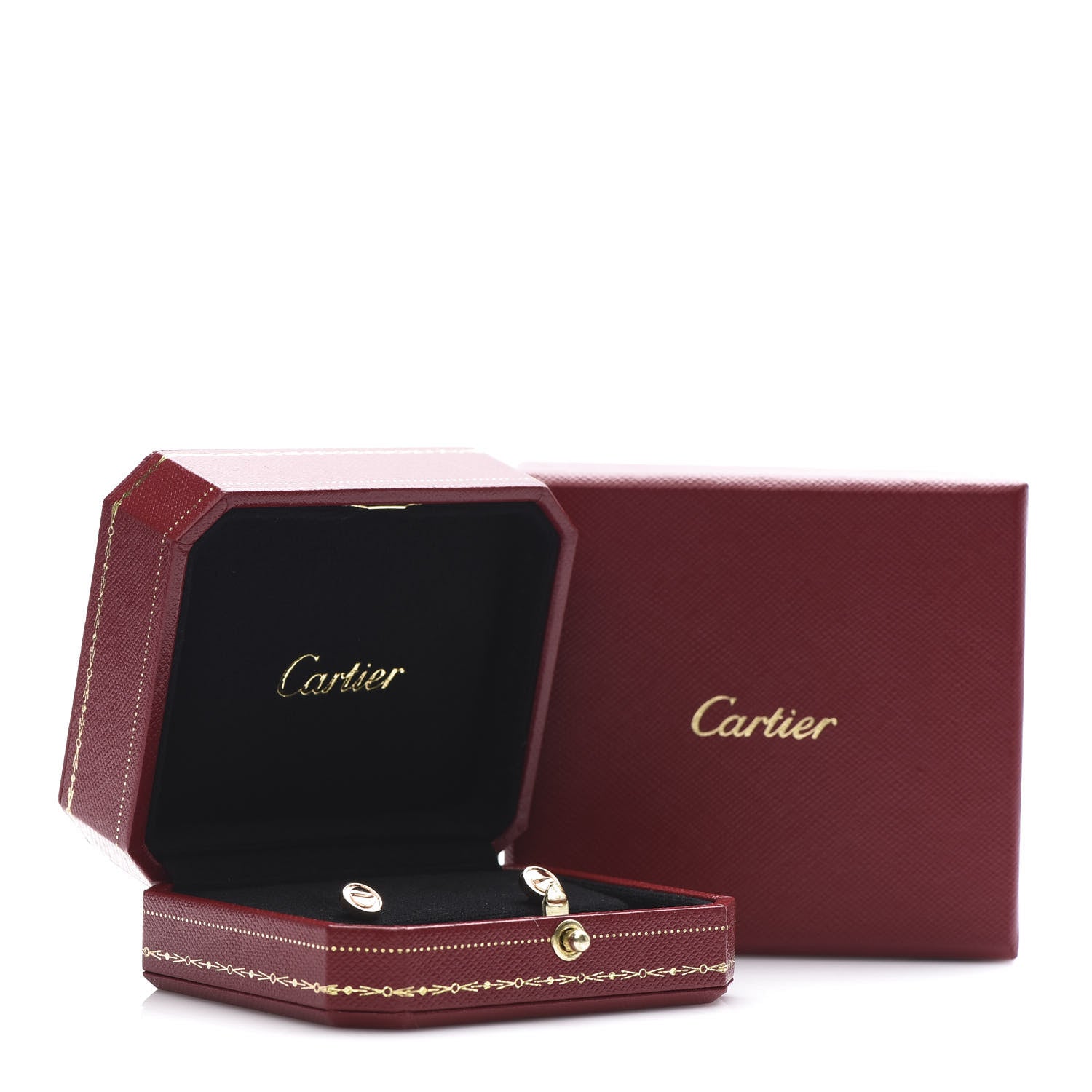 Cartier 18K Pink Gold LOVE Earrings 5 of 5