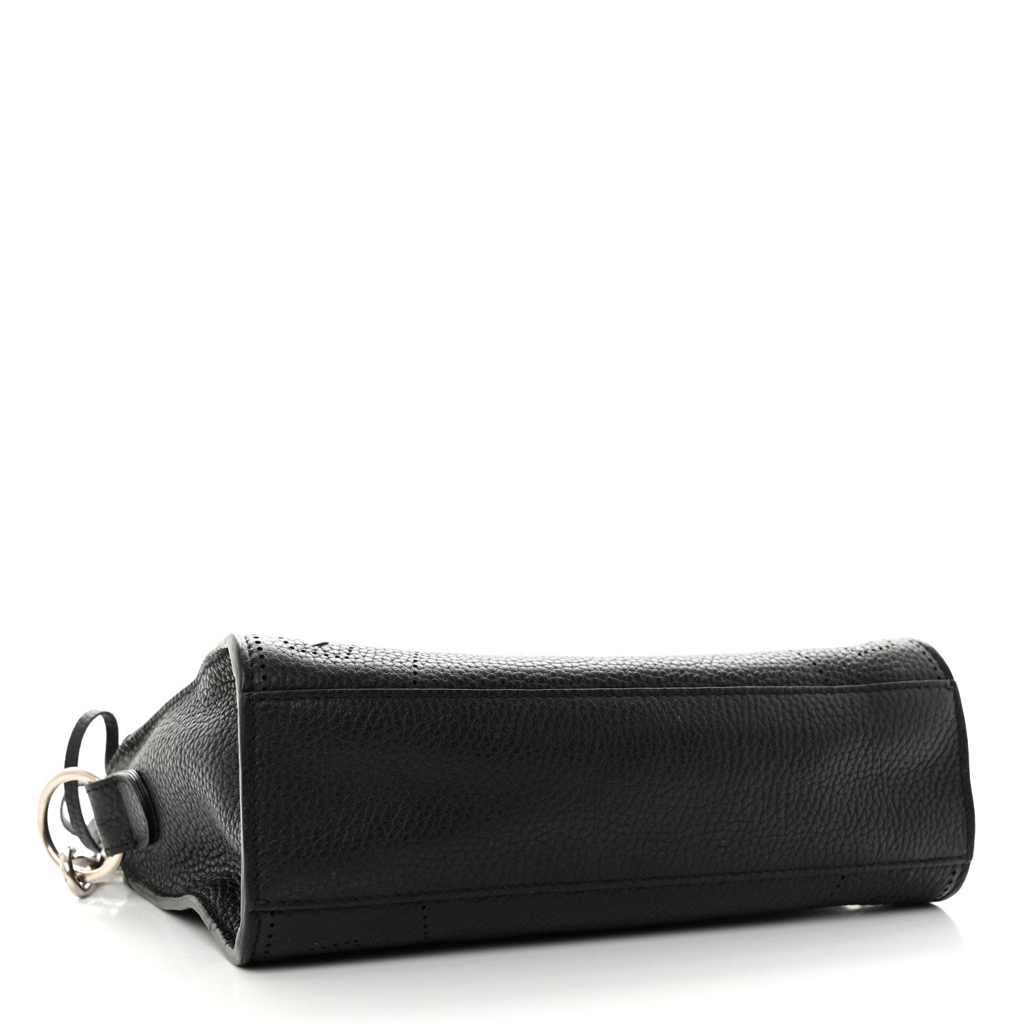 Balenciaga Veau Grana Perforated Blackout Hardware Nano City Black 4 of 11