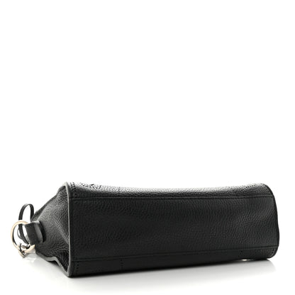 Balenciaga Veau Grana Perforated Blackout Hardware Nano City Black 4 of 11