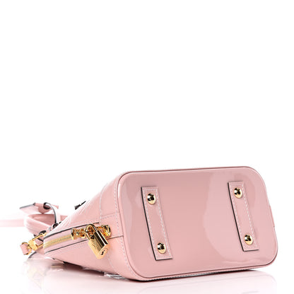 Louis Vuitton Vernis Flowers Alma BB Rose Ballerine 4 of 8