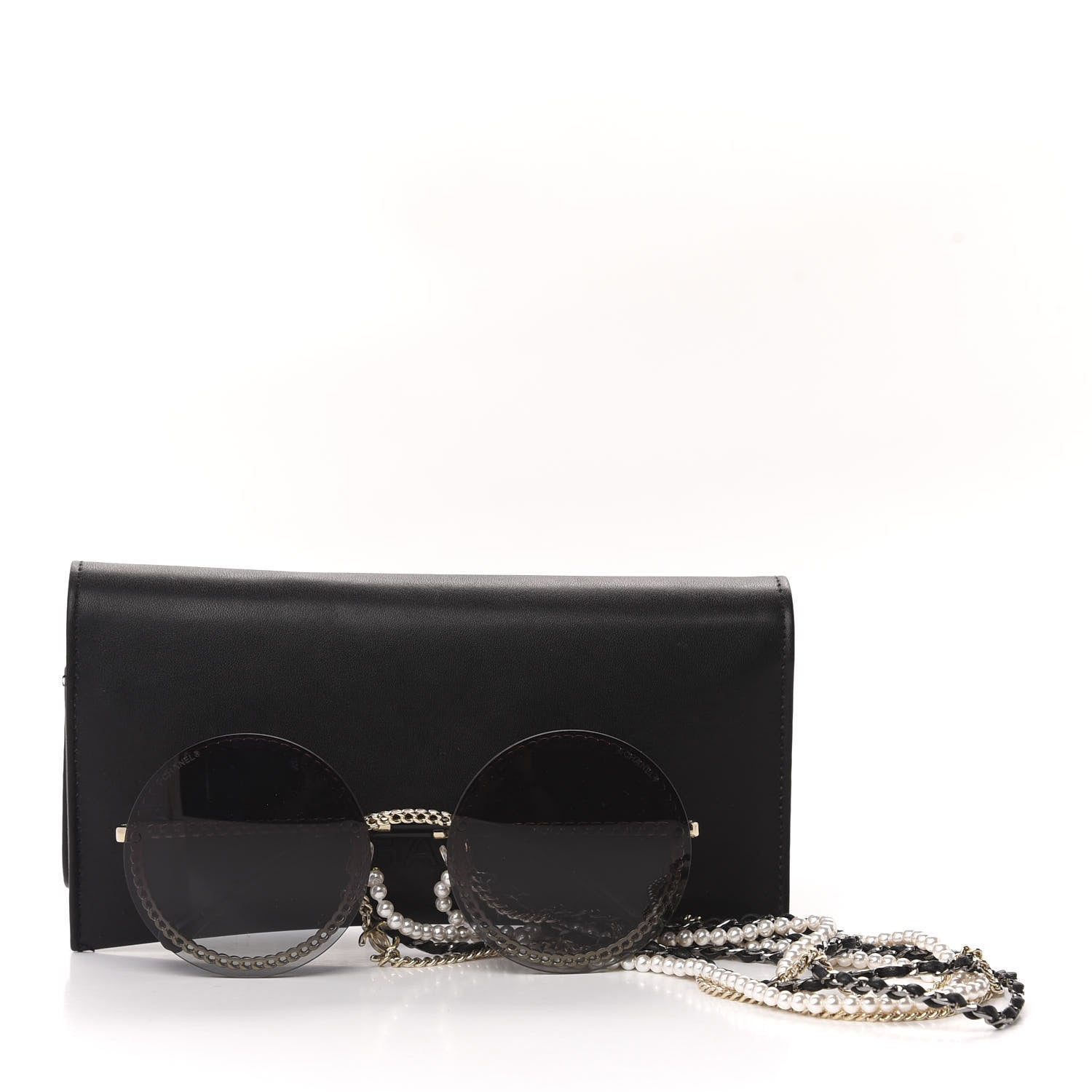Chanel Round Chain Sunglasses 4245 Gold 8 of 8