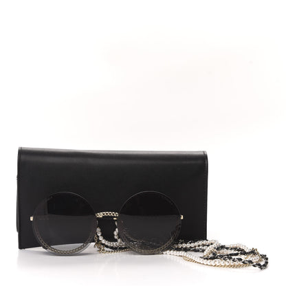 Chanel Round Chain Sunglasses 4245 Gold 8 of 8