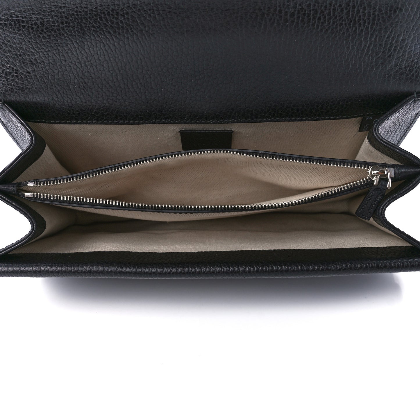 Pebbled Calfskin Small Dionysus Shoulder Bag Black