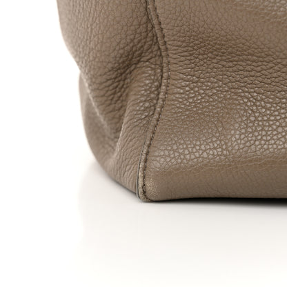 Celine Soft Grained Calfskin Small Belt Cabas Phantom Taupe 13 of 15