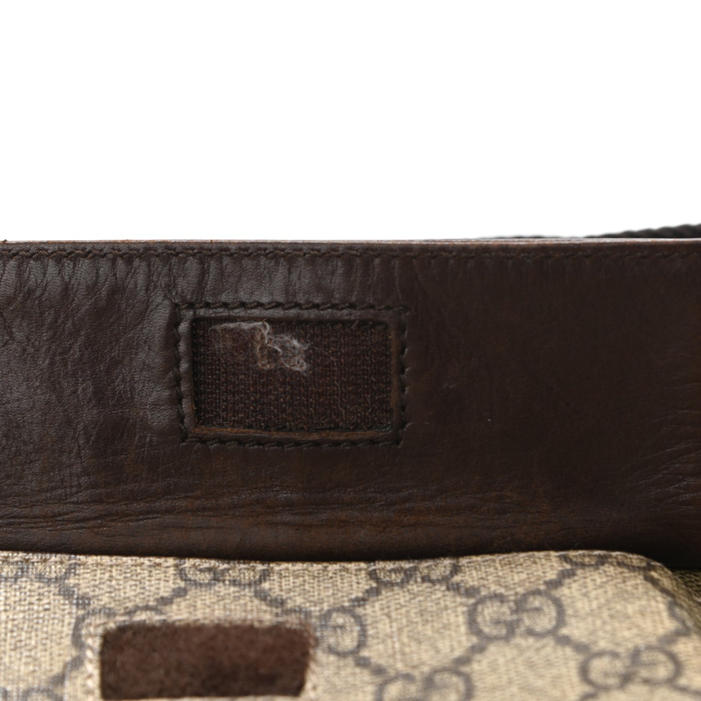 GG Supreme Double Pocket Belt Bag Ebony