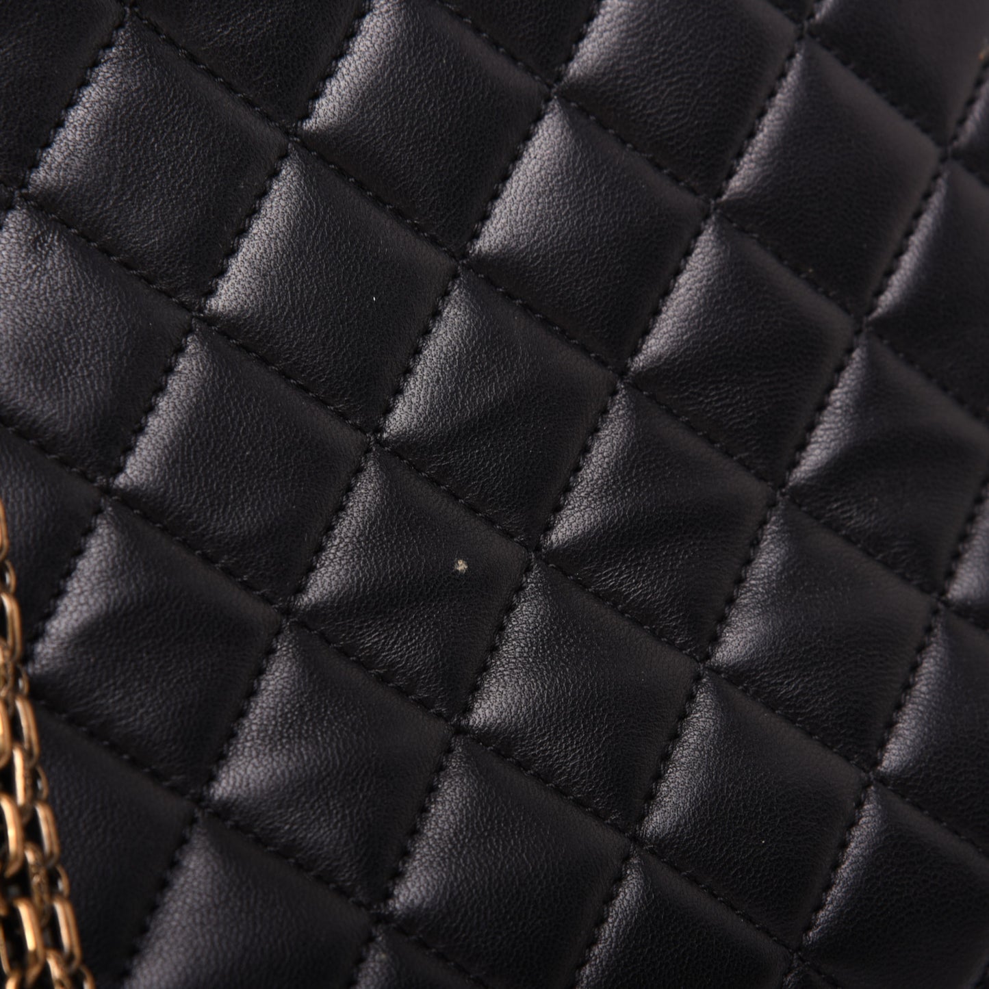 Lambskin Quilted Medium Just Mademoiselle Black