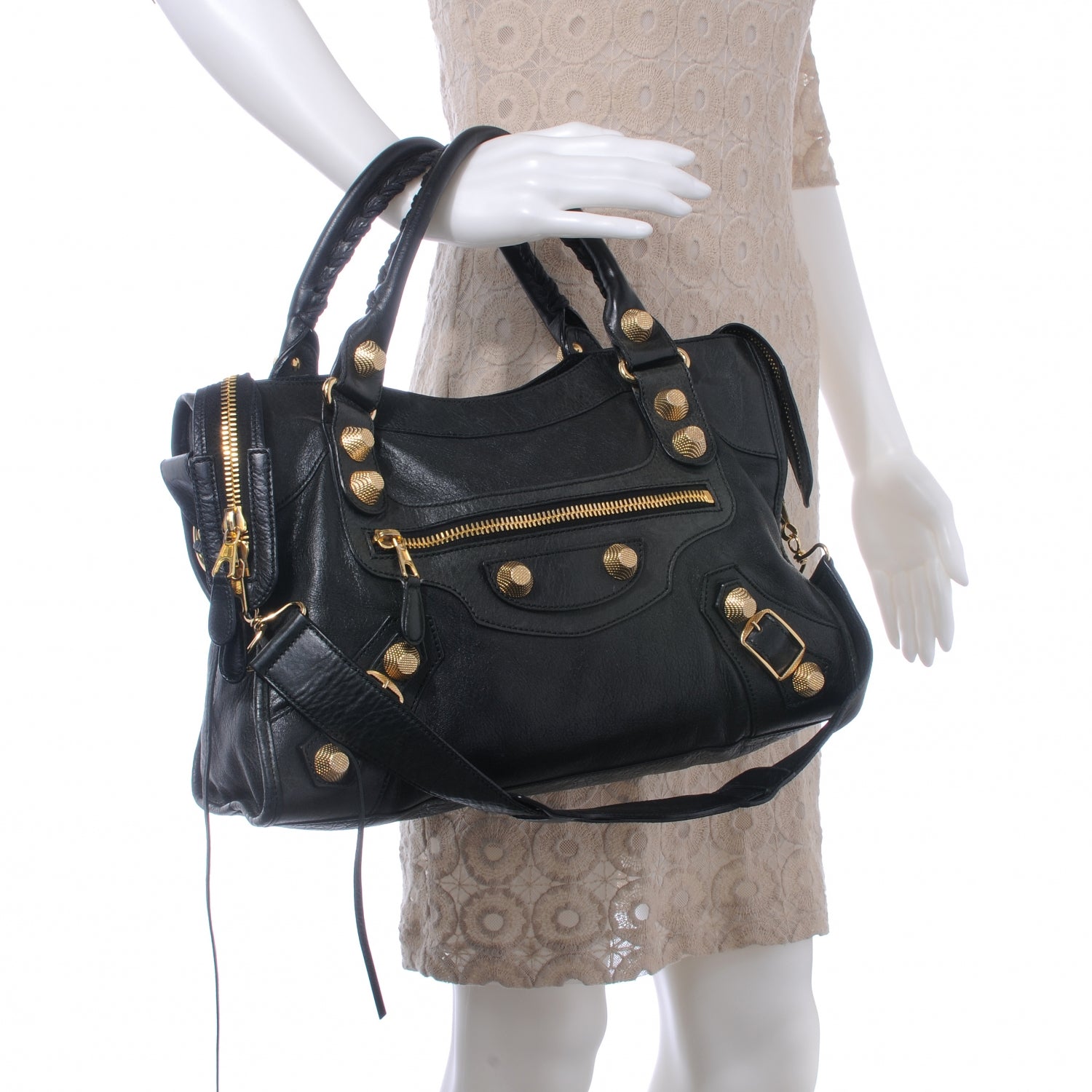 Balenciaga Agneau Giant 21 Gold Hardware City Black 2 of 10