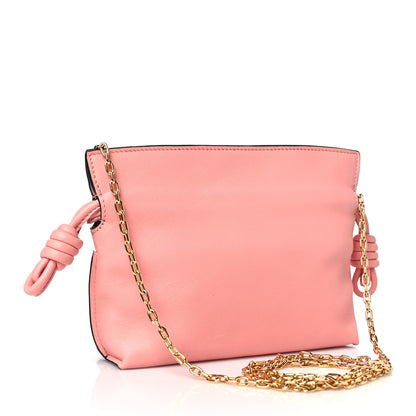Loewe Calfskin Nano Flamenco Knot Clutch Warm Blossom 3 of 10