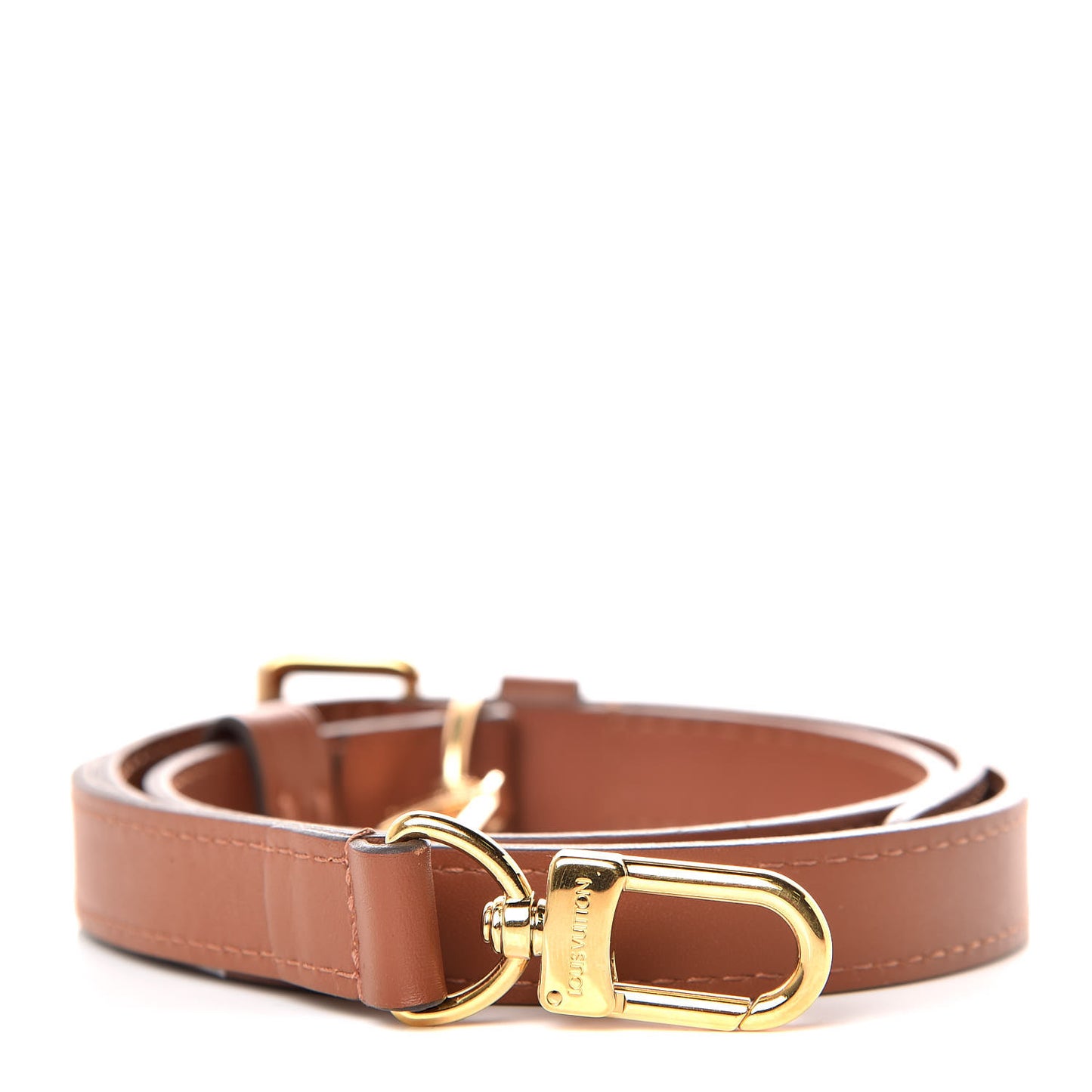 Calfskin V Tote BB Shoulder Strap Caramel