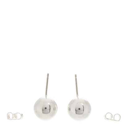 Tiffany Sterling Silver 8mm HardWear Ball Earrings 3 of 4