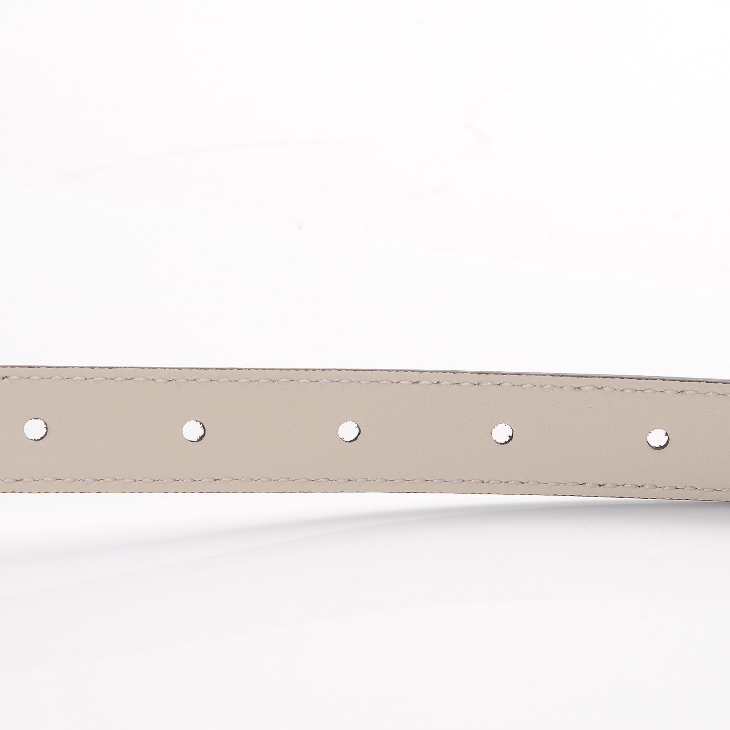 Calfskin Double G 20mm Belt 90 36 Mystic White