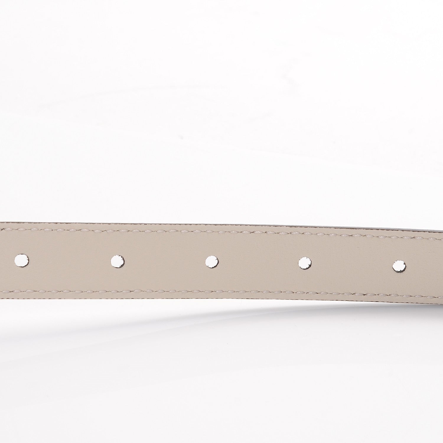 Gucci Calfskin Double G 20mm Belt 90 36 Mystic White 6 of 8