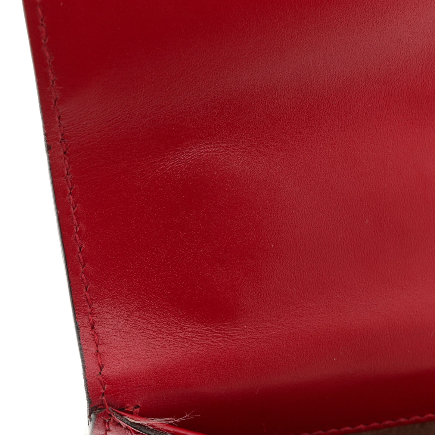 Calfskin Mini Sylvie Chain Shoulder Bag Hibiscus Red