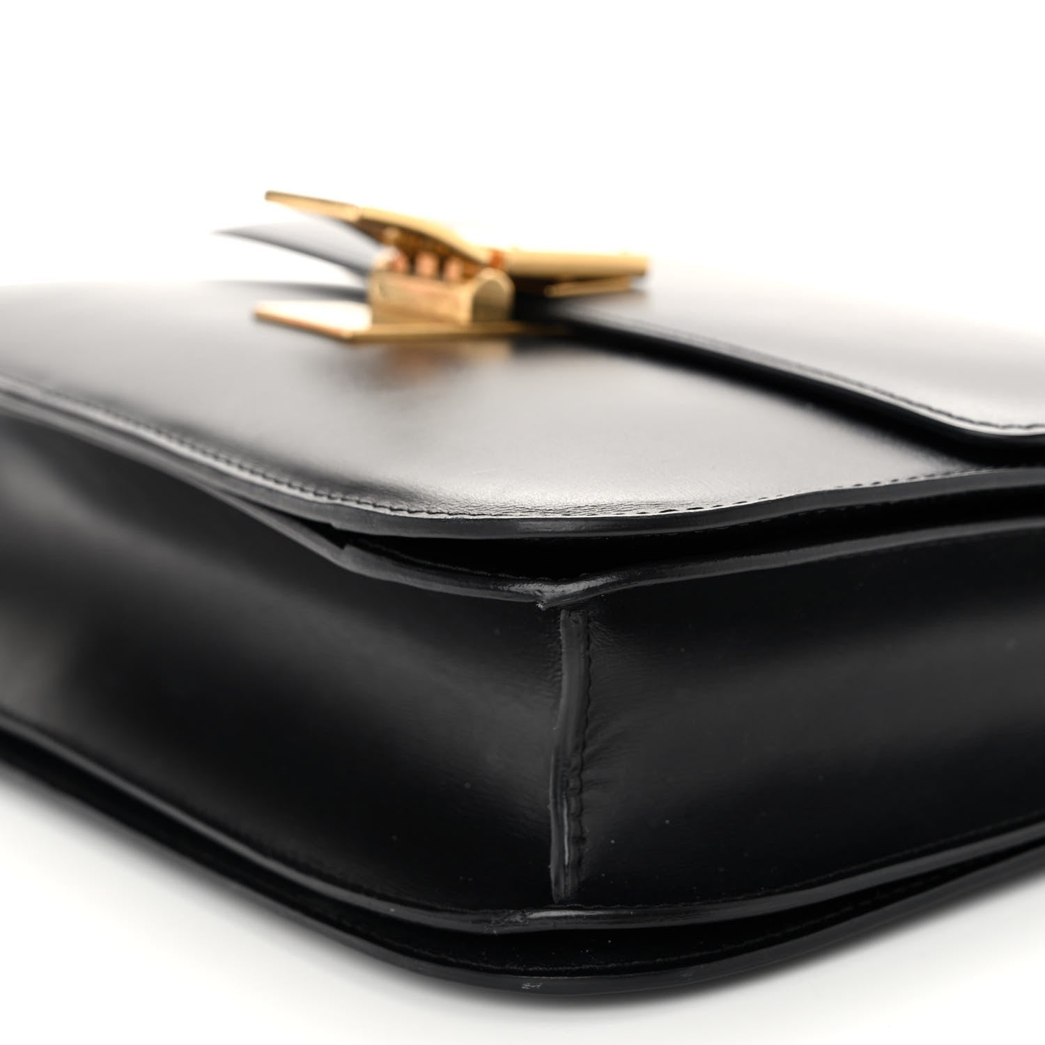 Celine Box Calfskin Medium Classic Box Flap Bag Black 10 of 14