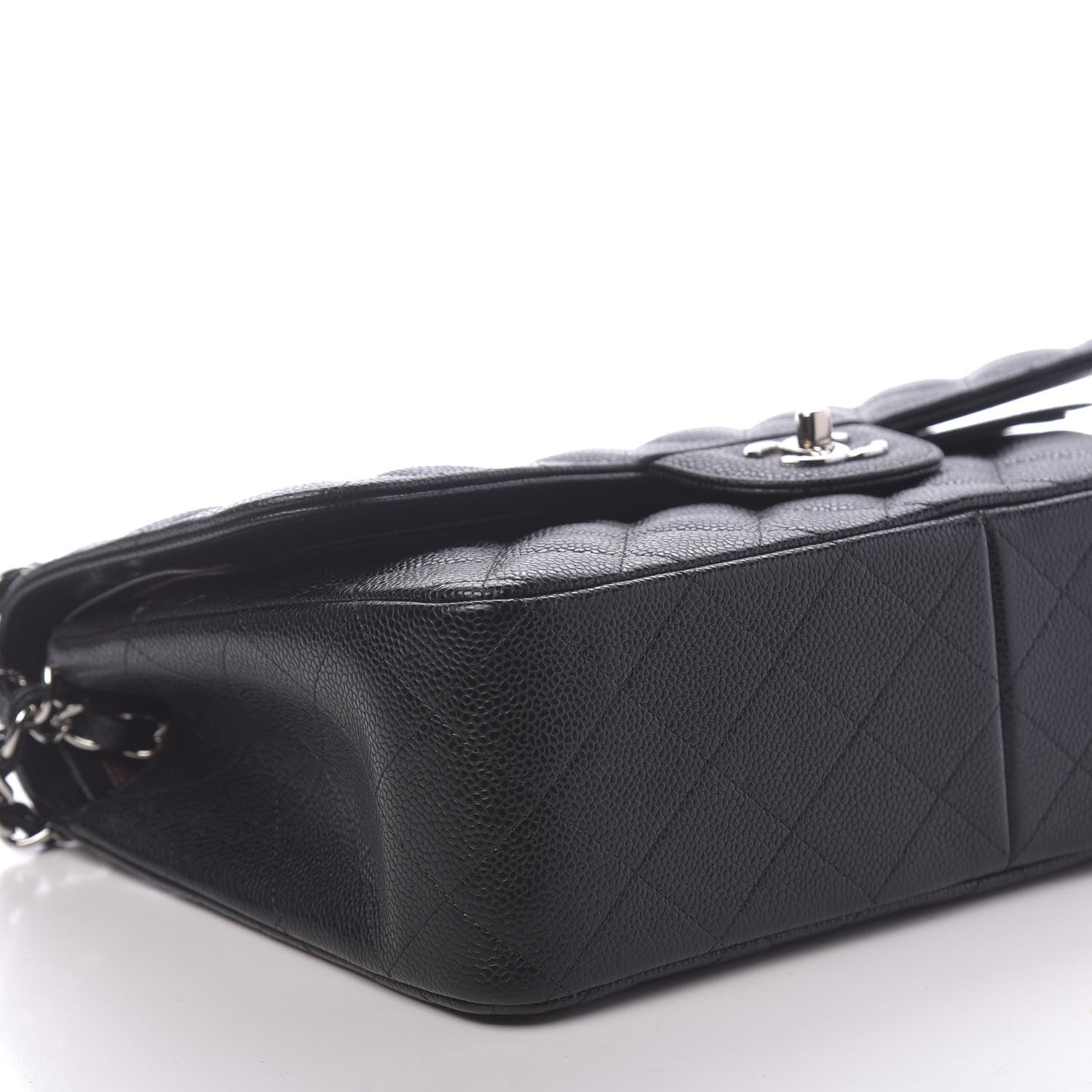 Chanel Caviar Quilted Jumbo Double Flap Black 8 of 11