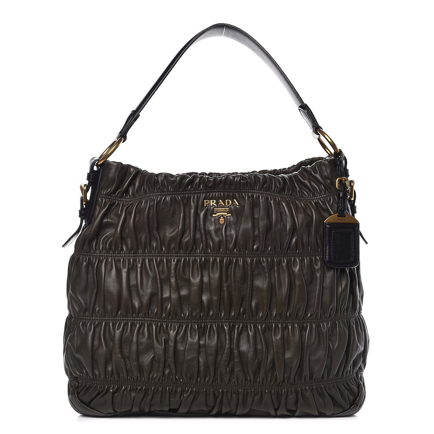 Nappa Gaufre Hobo Militare Black
