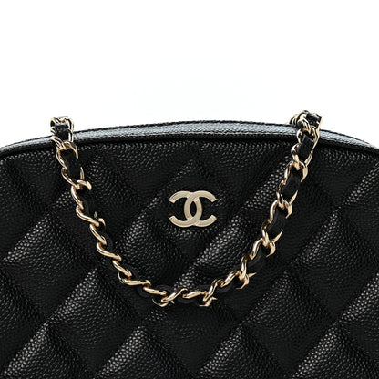 Chanel Caviar Quilted Vanity With Chain Black 9 of 12