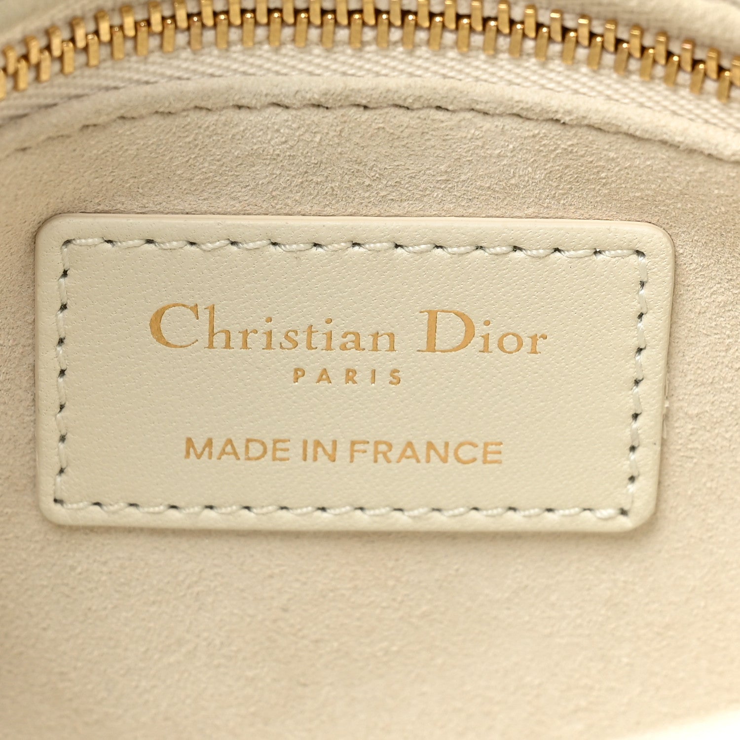 Christian Dior Lambskin Cannage Mini Lady Dior White 5 of 9