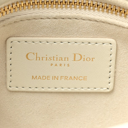 Christian Dior Lambskin Cannage Mini Lady Dior White 5 of 9
