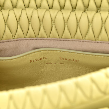 Proenza Schouler Lambskin Quilted PS Harris Small Shoulder Bag Pale Green 6 of 8