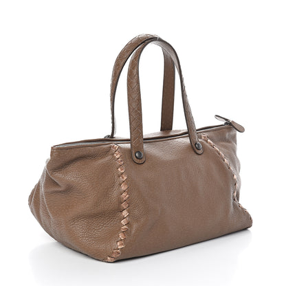 Bottega Veneta Cervo Intrecciato Pekary Tote Cigar 2 of 8