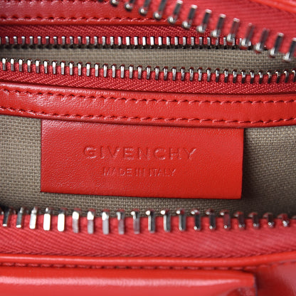 Givenchy Shiny Lord Calfskin Mini Antigona Red 6 of 10
